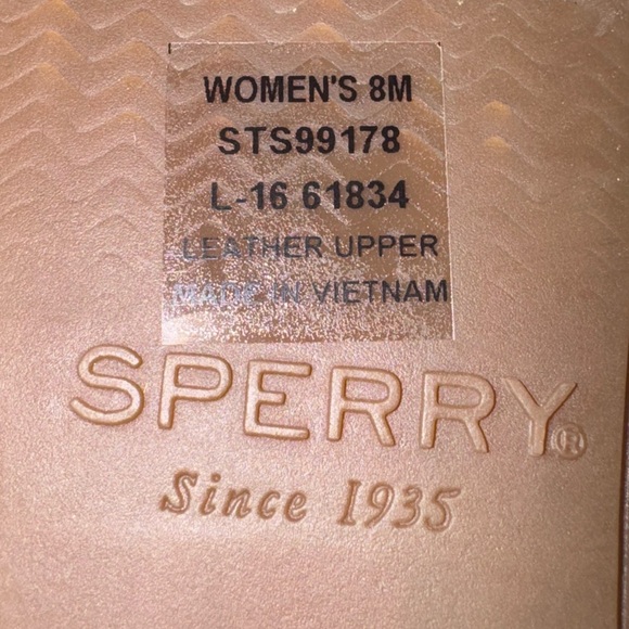 SPERRY Women's Coil Ivy Canvas Boat Shoes. Size 8. NWOT No box - Picture 10 of 11